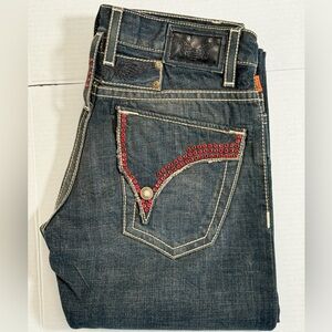 New Men's ROBIN'S JEAN sz 29 Arabesque Jeans with Crystals